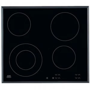 image of AEG HK624010FB 4 Zone Electric Ceramic Hob