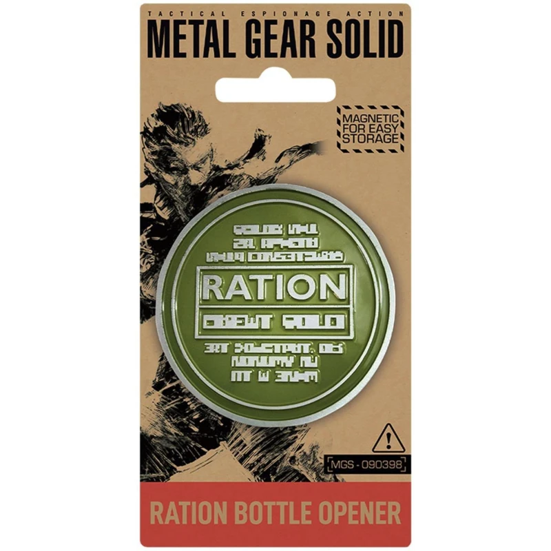 Image of Metal Gear Solid Ration Bottle Opener Green