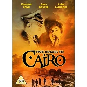 Image of Five Graves To Cairo 1943 DVD