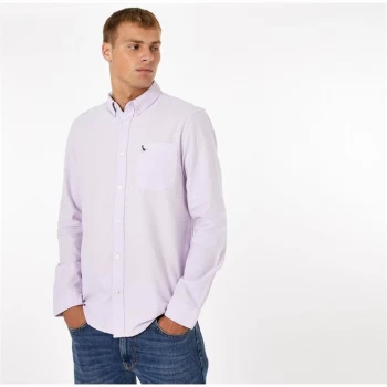 Jack Wills Wadsworth Plain Oxford Shirt - Lilac