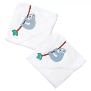 image of East Coast Nursery 2 Pack Cuddle Robes Tropical Friends