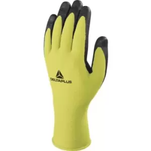 image of Delta Plus APOLONIT VV734 Polyamide/Spandex Safety Gloves Yellow - Size 10