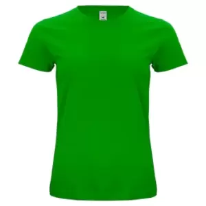 Image of Clique Womens/Ladies Organic Cotton T-Shirt (M) (Apple Green)