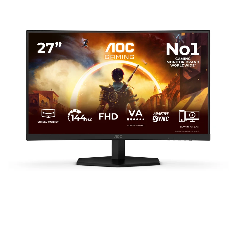 Image of AOC AGON C27G42FE 27" Full HD VA 144Hz 0.5ms Adaptive Sync HDR10 Curved Gaming Monitor C27G42FE