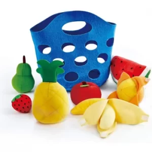 Image of Hape Toddler Fruit Basket Playset