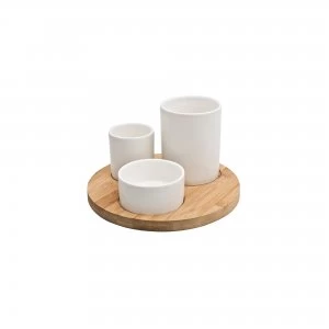 Image of James Martin 4 Piece Sharing Kit With Bamboo Tray