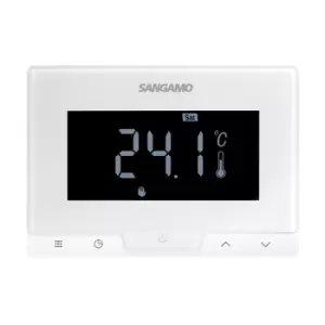 image of Sangamo 7 Day WiFi Controllable Heating Thermostat White - CHOICERSTATWIFI