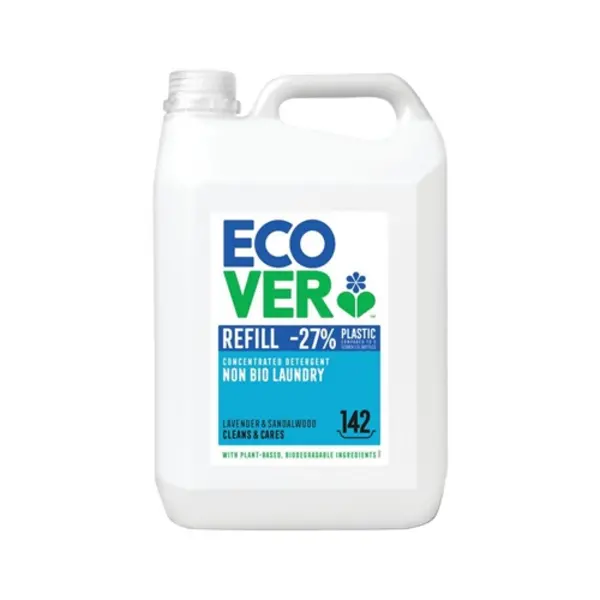 Image of Ecover Non Bio Laundry Liquid Refill Lavender & Sandalwood 5L