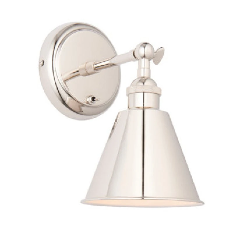 Image of EDITE Halle Wall Light in Bright Nickel chrome ONE SIZE
