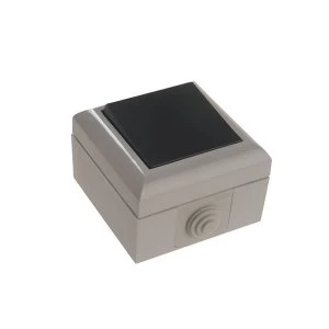 Image of SMJ IP54 1-Way Switch 2-Gang