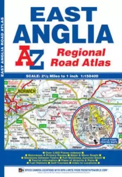 Image of East Anglia Regional Road Atlas by Geographers' A-Z Map Company