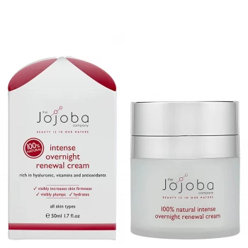 image of The Jojoba Company Intense Overnight Renewal Cream Moisturiser For Her The Jojoba Company - 50ml