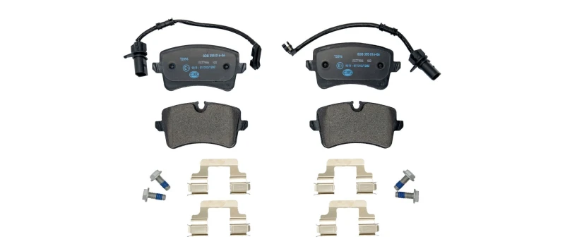Image of HELLA Brake pad set HELLA 8DB 355 016-061