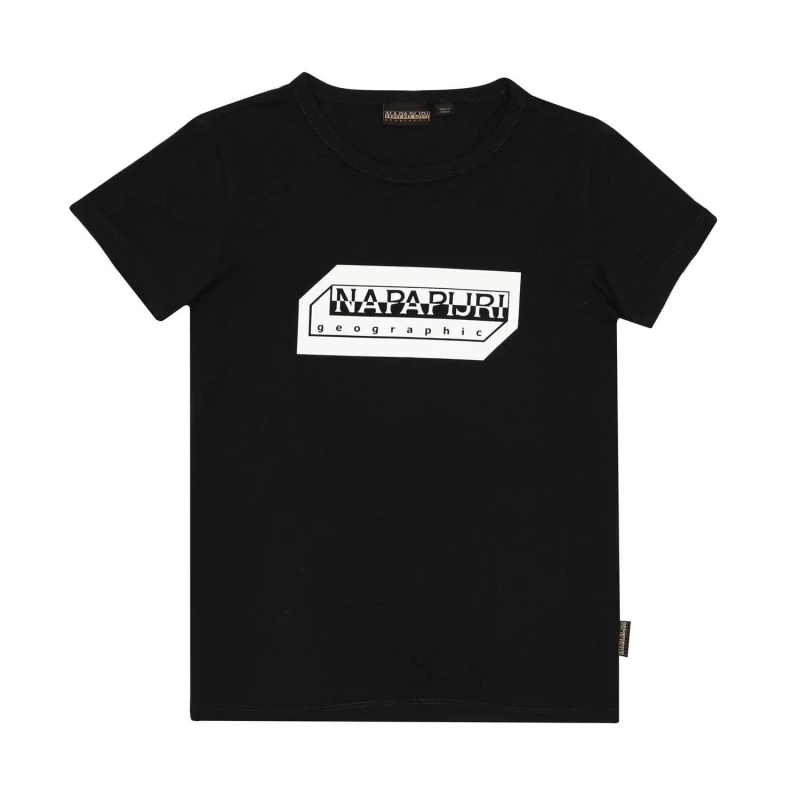 Image of Napapijri Kitik T-Shirt Regular Fit T-Shirts 8 Black 29656403175