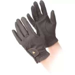 Image of Aubrion Ladies Pu Riding Glvoes - Black