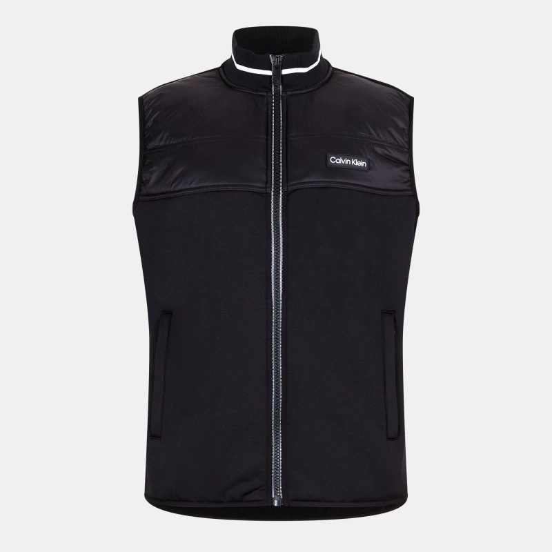 Image of Calvin Klein Golf Mens Lightweight Performance Gilet Black male Medium