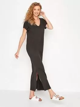 Image of Long Tall Sally T-Shirt Dress - Black, Size 10, Women