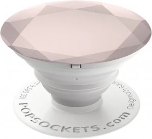 image of PopSockets Mobile Phone Stand Diamond Rose Gold