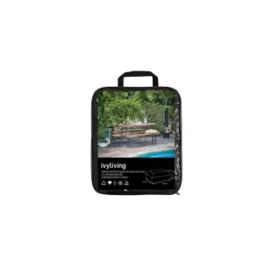 Image of Rectangular Waterproof Furniture Set Cover Grey