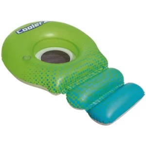 image of Bestway Inflatable Swimming Pool Chair Green/Blue 155x102cm