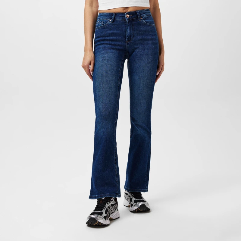 Image of Only Tai021 Flared Jean - Blue Blue 26 S