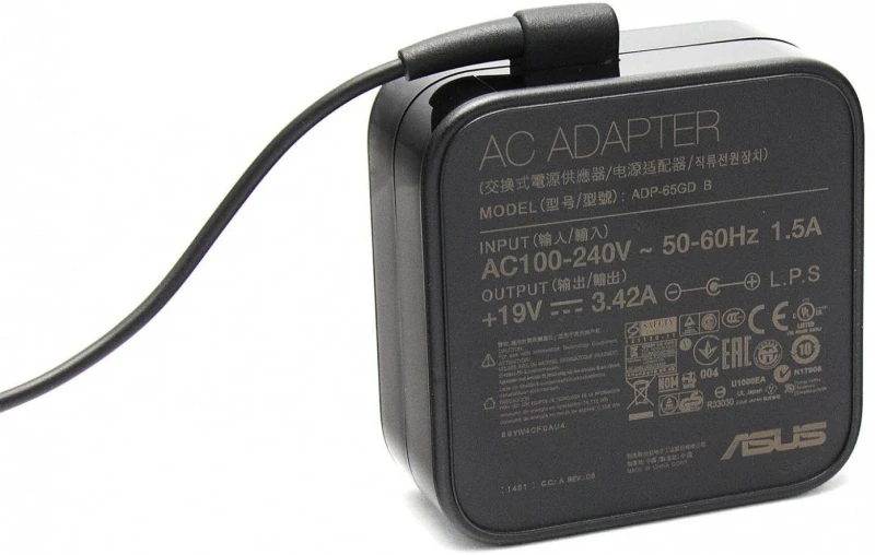 Image of ASUS 0A001-00041600 power adapter/inverter Indoor 65 W Black