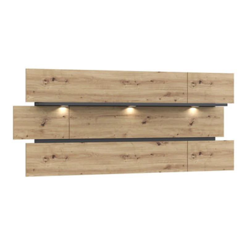 Image of Furniture To Go Klara Wall Shelf Inc LED Lighting
