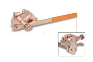 Image of Beta Tools 964 BA/L Universal Spark-Proof Metal Barrel Shears (510mm) 009640821