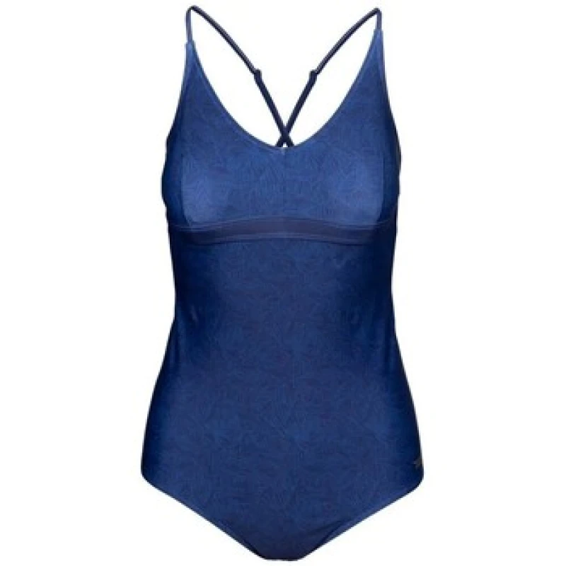 Image of Trespass Mimi Plain One Piece Swimsuit Blue female