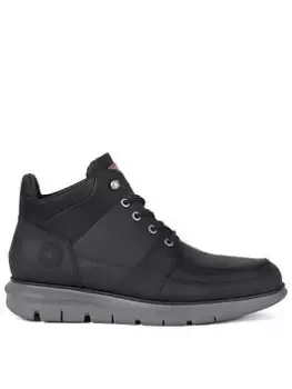 Image of Barbour International Adams Lace Boots - Black, Size 10, Men