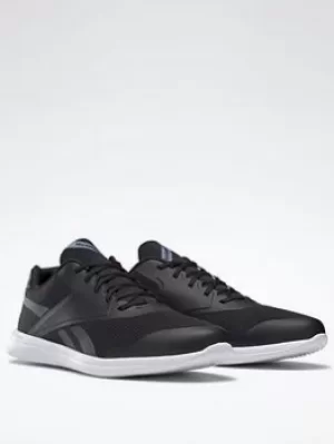 Image of Reebok Stridium Shoes, Black/White/Blue, Size 10, Men