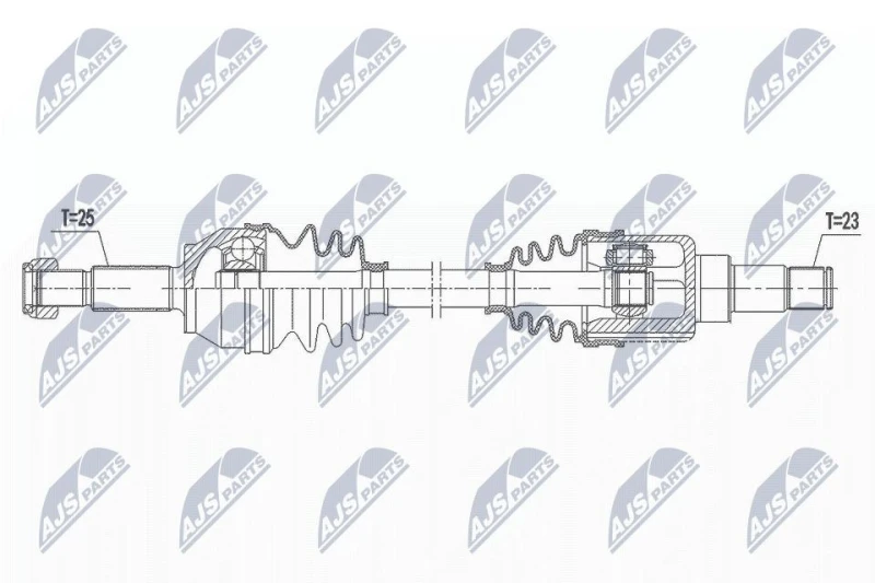 Image of NTY Drive shaft NTY NPW-FR-119