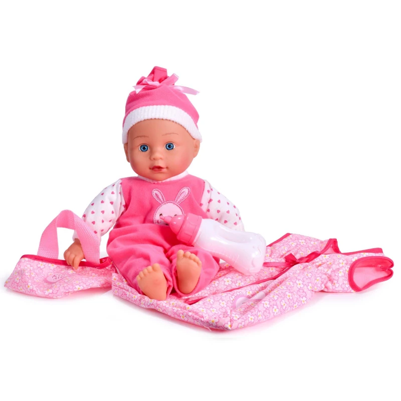 Image of Kandy Toys Baby Doll With Sleeping Bag & Accesories Multi unisex