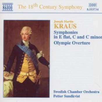 image of Kraus Symphonies in E flat C and C minor - Olympie Overture by Joseph Martin Kraus CD Album