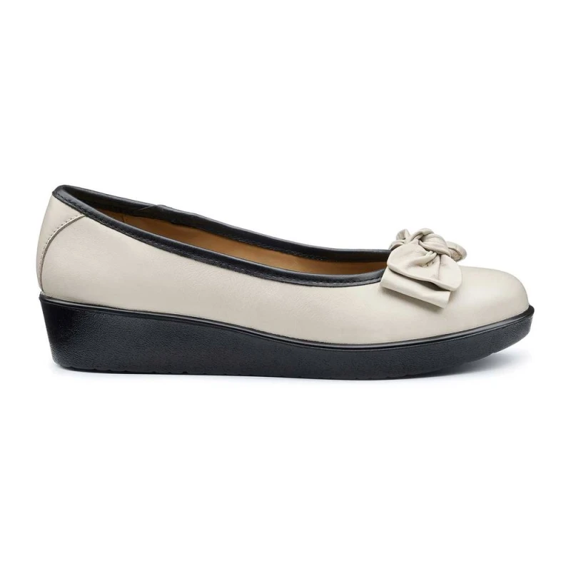 Image of Hotter 'Jade' Wedge Pumps Light Sand