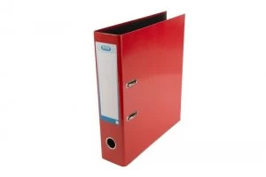 Image of Elba Lever Arch File A4 70mm Spine Laminated Paper On Board Red 400107