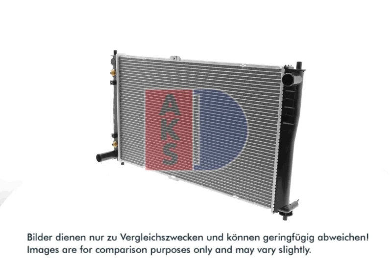 Image of AKS DASIS 510100N Engine radiator Brazed cooling fins Radiator,engine cooling (470)