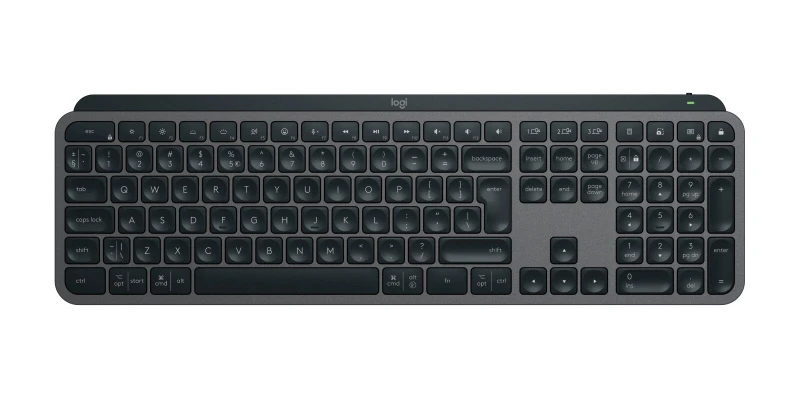 Image of Logitech Logitech Master MX Keys Combo for Bussiness keyboard Mouse included Office RF Wireless + Bluetooth QWERTY US International Graphite 920-01093