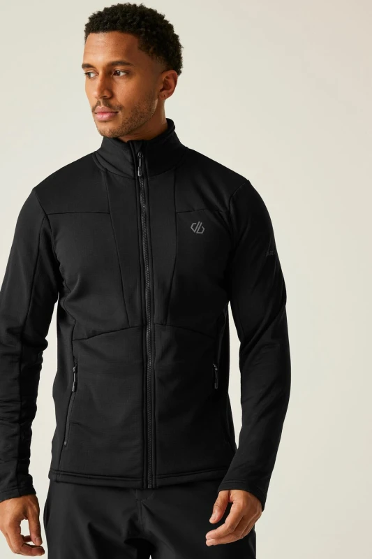 Image of Dare 2b Dare 2b Men Substratum Core Stretch Odour Elimination Insulating Midlayer in Jet Black Size: X-Large Jet Black XL Male 5063516214601