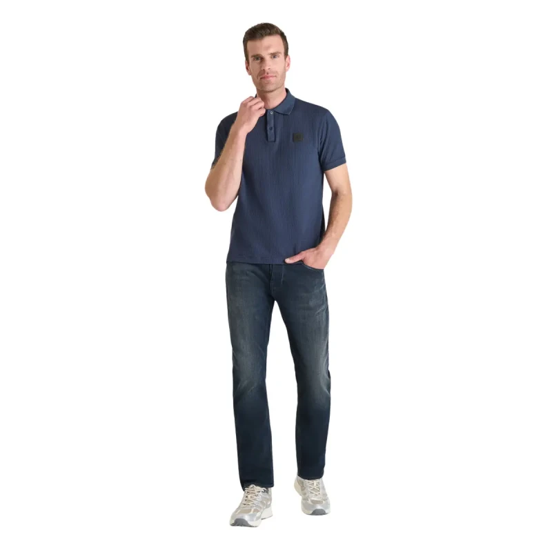 Image of Le Temps des cerises Polo Le Temps des cerises Ariel Bleu Male S