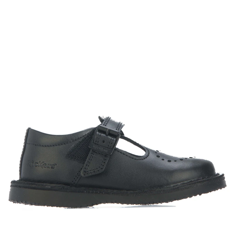 Image of Kickers Kopi Heart Shoe - Black 5 infant