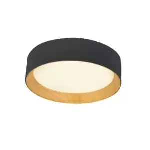 Image of Lea LED Ceiling Flush Light 60W 3020Lm 3000ºK Black