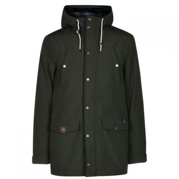 image of IZOD Canvas Hood Parka - Forest Night353