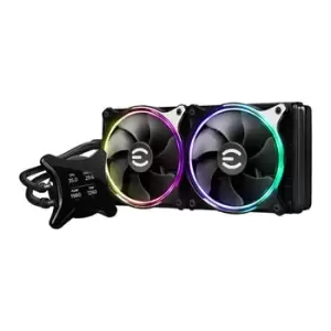 image of EVGA CLCx 280mm All-in-One RGB LCD CPU Liquid Cooler