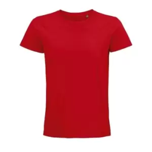 Image of SOLS Unisex Adult Pioneer Organic T-Shirt (XXL) (Red)