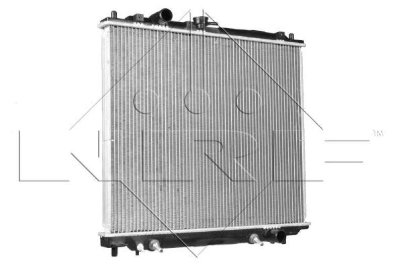Image of NRF 50001 Engine radiator Brazed cooling fins, Aluminium Aluminium Radiator,engine cooling (470)