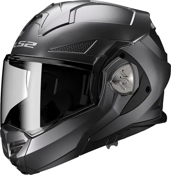 Image of LS2 FF901 Advant X Solid Matt Titanium Modular Helmet Size S