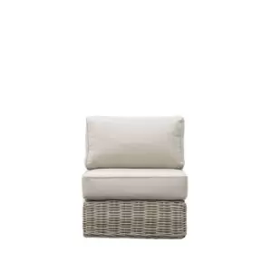 Image of Gallery Interiors Reggie Outdoor 1 Seater Module Chair