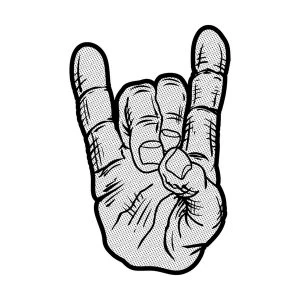 Image of Generic - Devil Horns Standard Patch