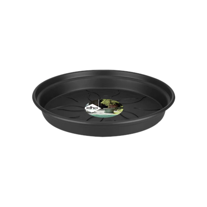 Image of Elho Green Basics Saucer 14cm - Living Black